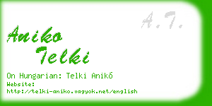 aniko telki business card